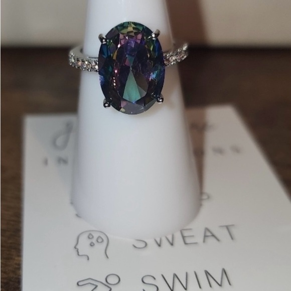 Aprilsplace Jewelry - Oval Mystic Topaz Ring